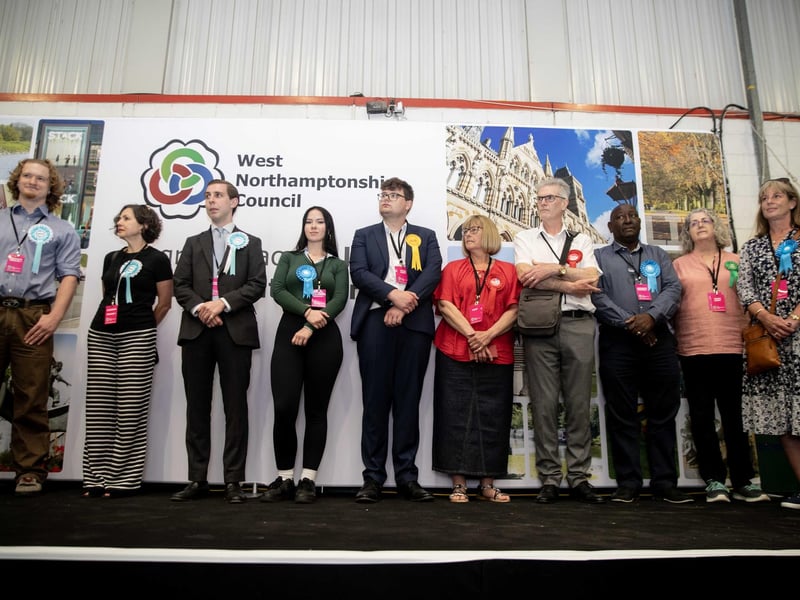 West Northamptonshire Council election count