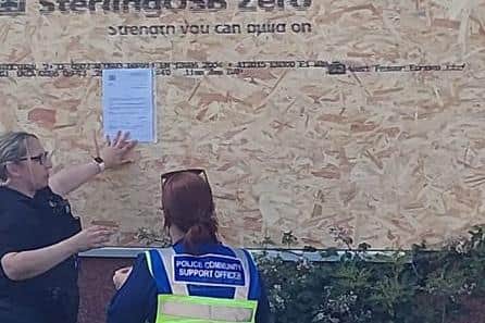A property in Willis Way, Towcester has been boarded up following a three-month closure order.