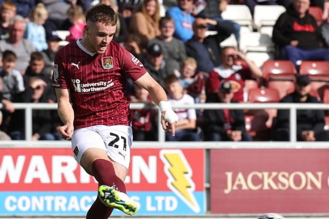 As usual he was the go-to man for Cobblers as they tried to build from the back and work their way up the pitch. Opposition teams are starting to put more pressure on him though and he wasn't quite at his best despite some lovely passes... 6.5