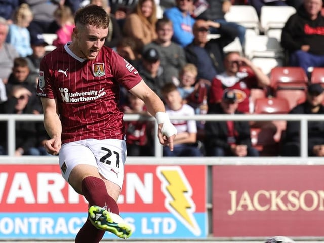 As usual he was the go-to man for Cobblers as they tried to build from the back and work their way up the pitch. Opposition teams are starting to put more pressure on him though and he wasn't quite at his best despite some lovely passes... 6.5
