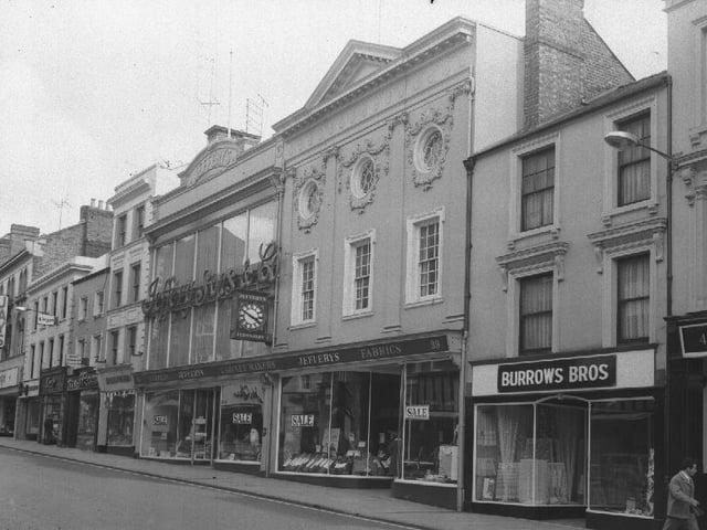 Jefferys shop, Gold Street, Northampton, July 9, 1964