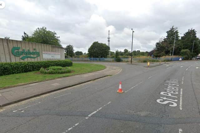 Northamptonshire Police and Northamptonshire Fire and Rescue Service (NFRS), as well as East Midlands Ambulance Service all attended the scene of the crash on St Peter’s Way near the Carlsberg brewery on Friday.