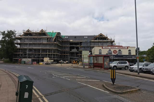 Here's what the site looks like currently. Photo taken June 1.