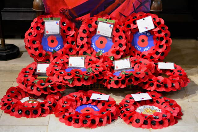 Remembrance Day Service is at 10.30 am