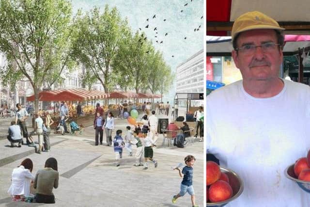 Fruit and veg trader Eamonn Fitzgerald says delaying work on transforming Northampton town centre is only a 'stay of execution' for the Market