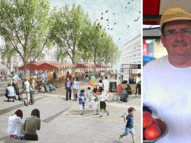 Fruit and veg trader Eamonn Fitzgerald says delaying work on transforming Northampton town centre is only a 'stay of execution' for the Market