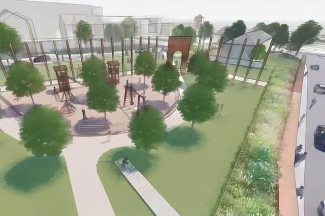 Here's an artist's impression of what the park will look like.