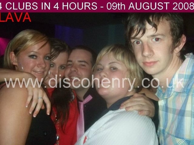 Nostalgic pictures from nights out at Lava and Ghost in August 2008