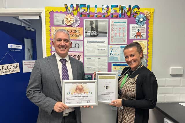 Principal, Simon Frazer and HR Manager, Mrs Louisa Nixon.