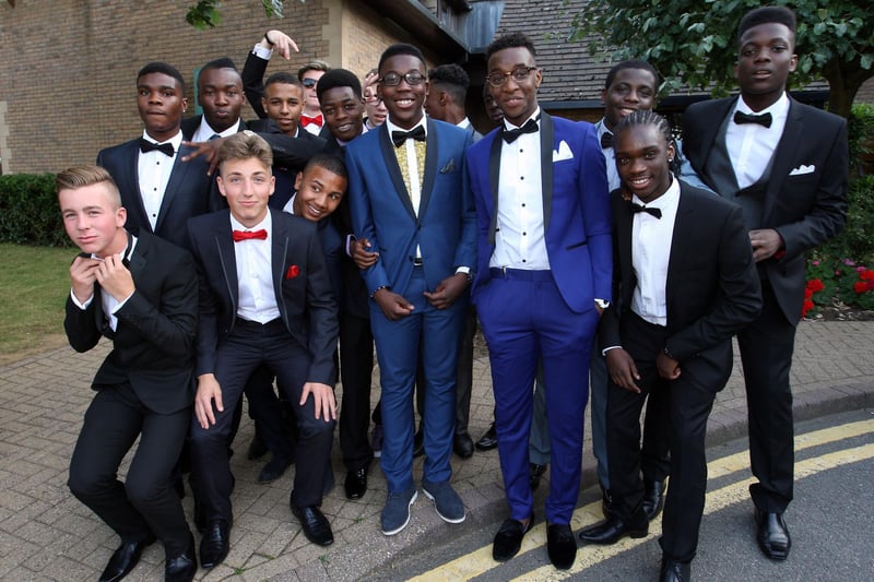Northampton Academy pupils at prom in 2013.