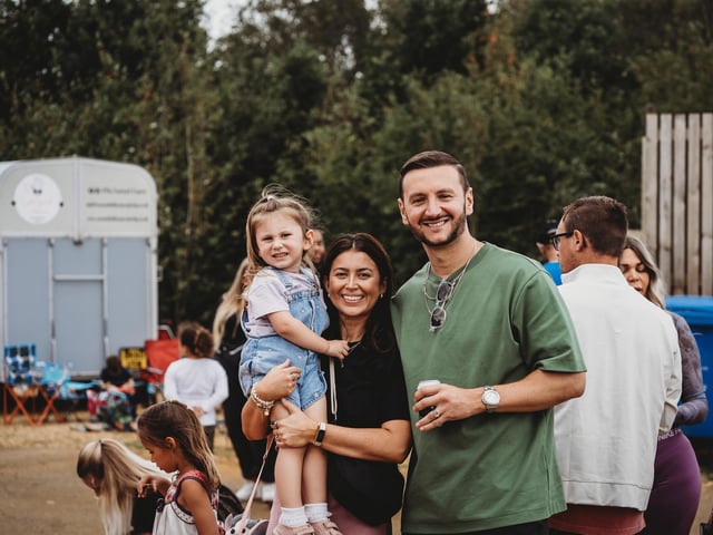 The family day of food, music and games was attended by nearly 700 members of the Northampton community, who wanted to show their continued support.