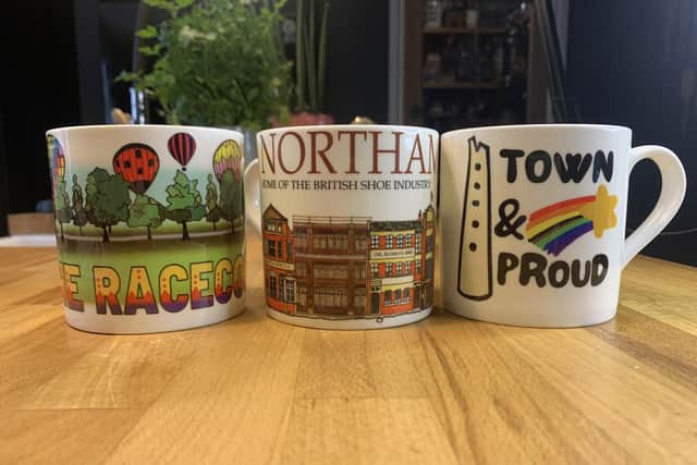 The illustrations capture the places and businesses that mean something to the people of Northampton, which are immortalised in the form of collectable items.