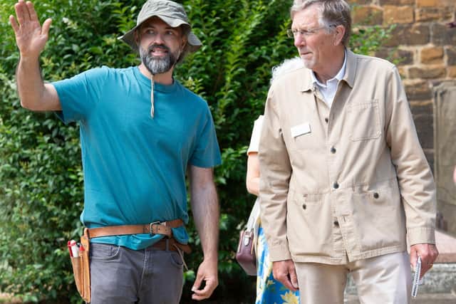 RHS judge John Constable (right) with Rocky Coles from the St Giles' Community group (NTC / Stu Vincent Photography)