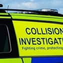 A woman in her 90s was taken to hospital after a serious collision in Northamptonshire.