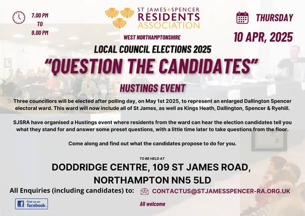 Question the Candidates Hustings Event
