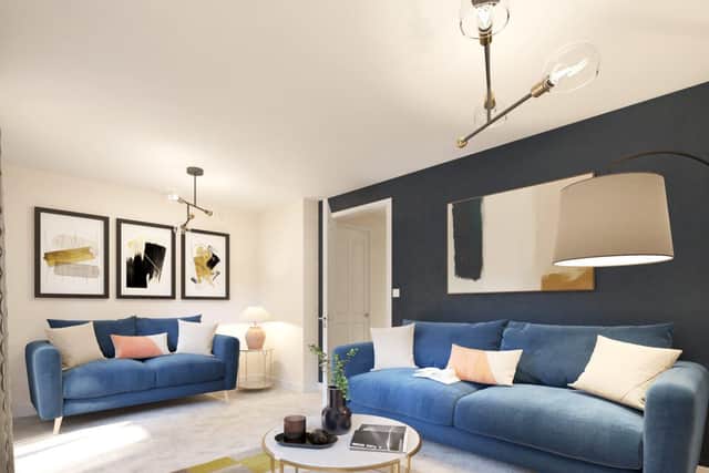 A typical lounge area in a Platform Home Ownership property.