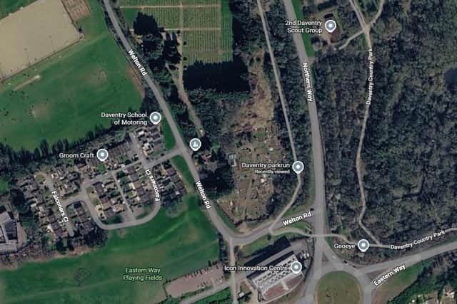 The care village site is located off Welton Road in Daventry, between the cemetery and allotments.