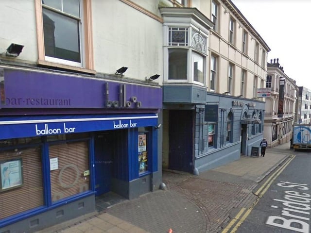Bridge Street. Before the fires and resulting scaffolding, there was two popular nightclubs side by side. They are now both fire-ravaged and boarded up. Plans are in the pipeline to turn the former Fat Cats into flats.