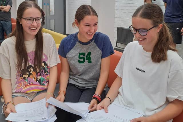 Triplets Saule, Ruta and Ausrine from Lodge Park Academy