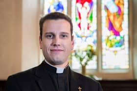 Father Oliver Coss was hospitalised after a serious collision in Lincolnshire.