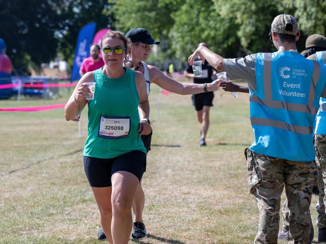 Runners taking part in the Race For Life at Abington Park in Northampton on Sunday, July, 12, 20026. Photo by David Jackson.