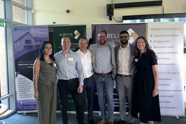 Parm and Karen Bhangal with the other sponsors of MKPCN