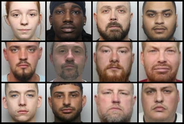 Faces of a dozen offenders from stories in this newspaper publishing during May 2023.
