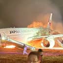 All 379 people on board survived collision &amp; fire on this Airbus A350 at Haneda Airport, Tokyo   