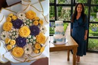 Supreena Patel is the founder of Supreme Cakes and she specialises in buttercream floral cakes and cupcakes, all hand-piped and presented in boxes, bouquets and letter trays.