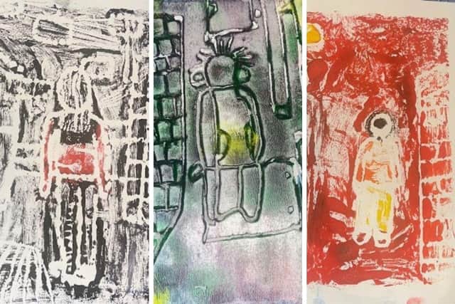 Interpretations of Pieter de Hooch’s The Courtyard of a House in Delft by Northants school children