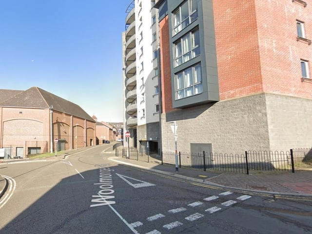 Woolmonger Street tied for third place as the most dangerous, with 19 reported offences.
Credit: Google