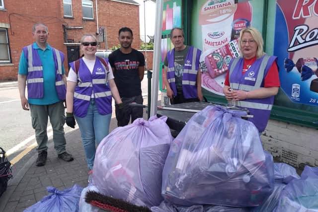 A group pick was hosted in the area of Abington Avenue, Lea Road and Abington Grove last Friday (May 10) after an unhappy resident called on the Litter Wombles to help her tackle it.