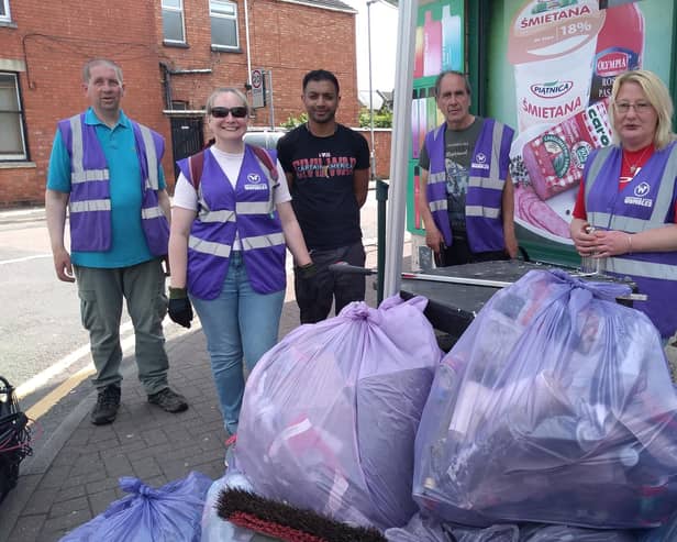 A group pick was hosted in the area of Abington Avenue, Lea Road and Abington Grove last Friday (May 10) after an unhappy resident called on the Litter Wombles to help her tackle it.