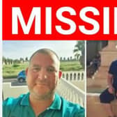 Friends and family of missing man Darren Mills are circulating posters asking people to look out for him