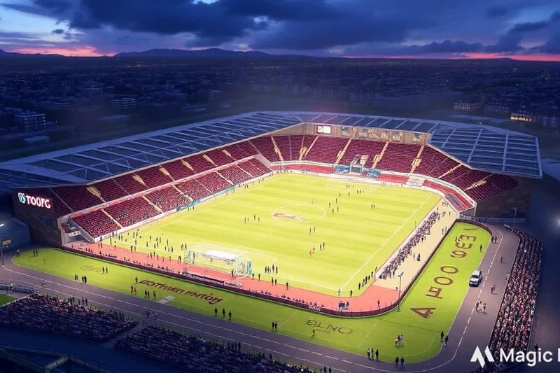 How AI thinks Northampton Town's Sixfields Stadium could evolve in ...