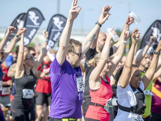 Hundreds of runners took part in the race on Sunday June 25, which started and finished at Sixfields stadium.