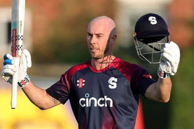 Chris Lynn now has three T20 centuries for the Steelbacks