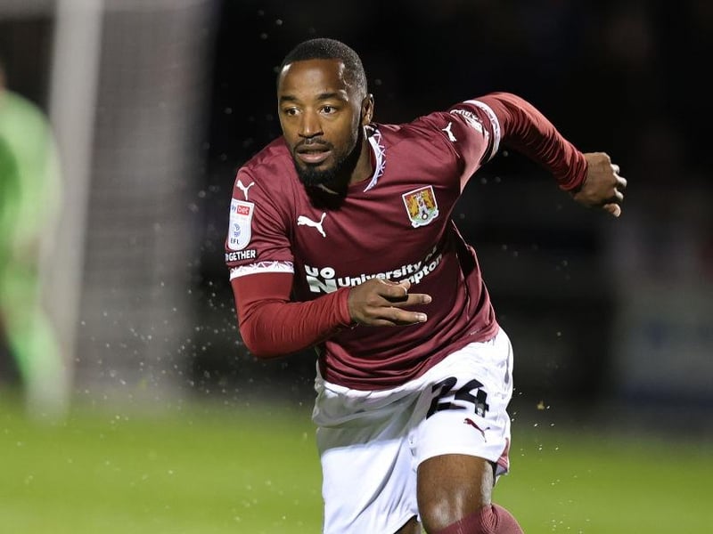 His least effective game for Cobblers. That's not to say he didn't look to get on the ball and try and make things happen - he did - but Bolton snuffed him out and he left the field on the hour... 6