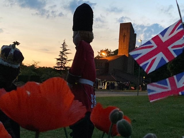 Queen’s Jubilee Beacon lighting in West Hunsbury.