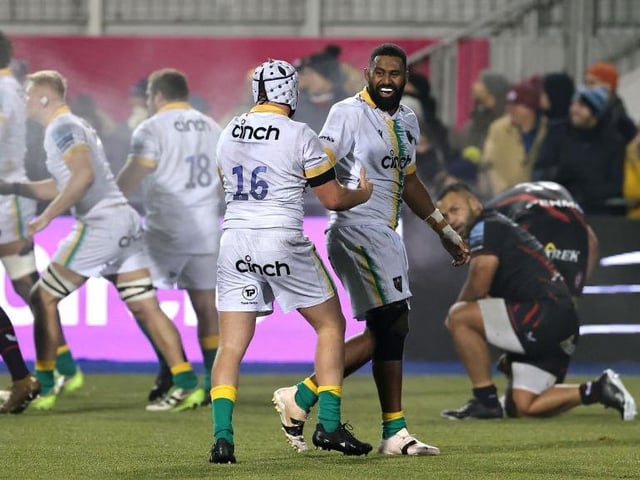 Temo Mayanavanua was all smiles after Saints won against Saracens on December 2