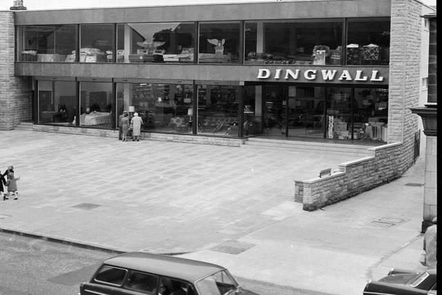 Dingwall's Department Store in Corstorphine in 1961.