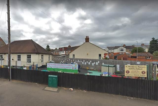 St Matthews Nursery and Pre-school in Abington.