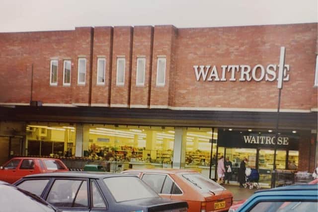 The Waitrose store is incomparable to when it first opened in 1973.