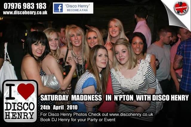 Nostalgic pictures from a night out on the town 13 years ago