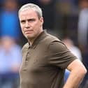Michael Duff watches his Wycombe Wanderers team take on the Cobblers on Saturday (Photo by Pete Norton/Getty Images)