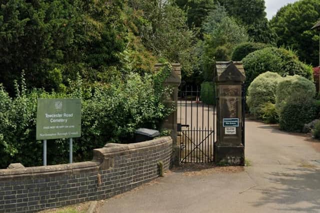 The incident happened at Towcester Road Cemetery.