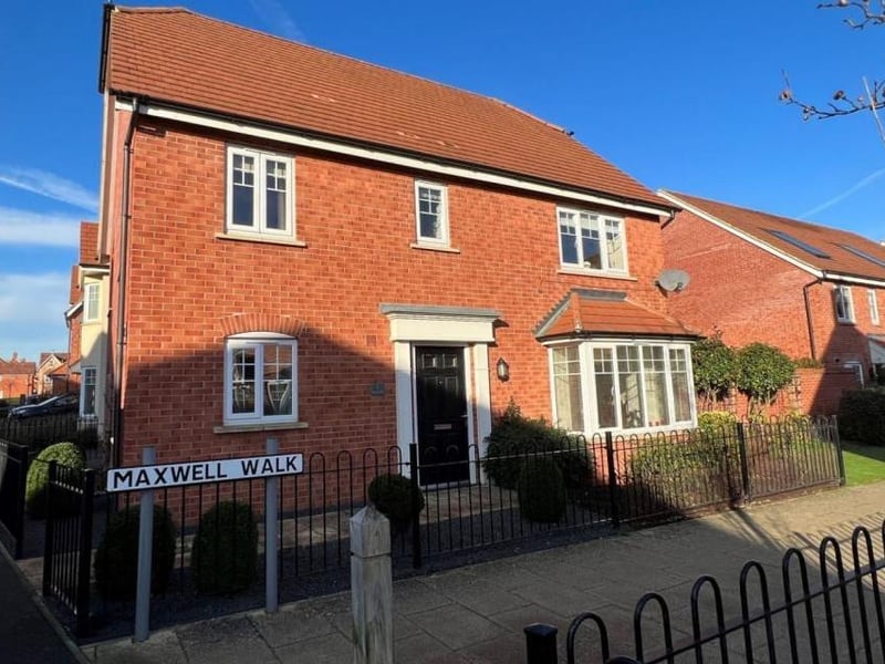Added on January 25, 2023
An immaculately presented and well cared for family home on the popular Timken development of Duston comprises entrance hall, dual aspect lounge, kitchen/dining room with utility off and there is a WC from the hallway. Upstairs there are four bedrooms, with bedrooms one and two benefitting from fitted wardrobes. The main bedroom also has an en-suite shower room and there is a family bathroom. Further benefits include a single garage.