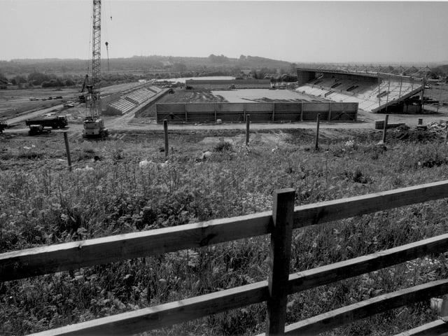View of Sixfields Stadium Northampton, May 1994