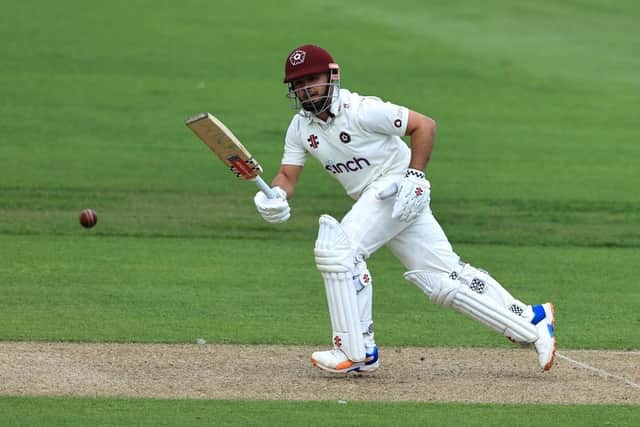 Ricardo Vasconcelos is unbeaten on 51 going into the final day at the County Ground