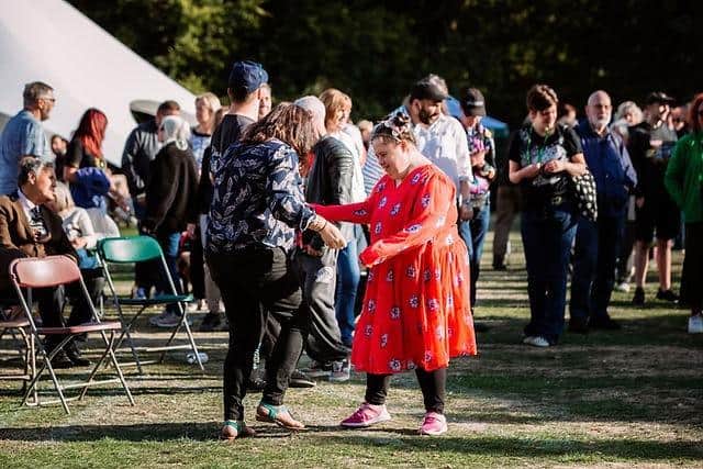 Although it is a music festival run with and for disabled individuals, it is open for all to enjoy. Photo: Annie Bee Portrait.